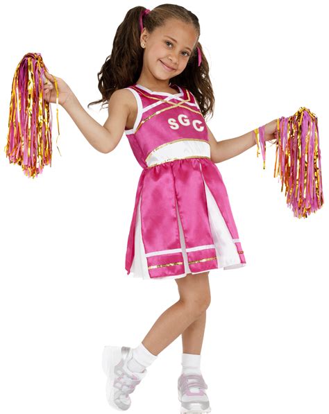 pink cheer costume|pink cheerleader child costume.